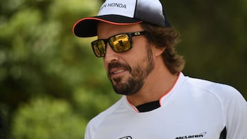 Fernando Alonso en Sepang.