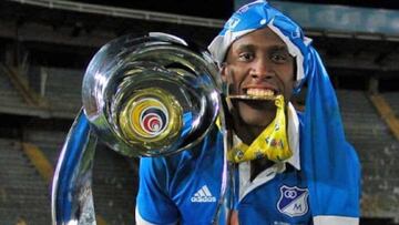 Felipe Banguero, lateral izquierdo no será más jugador de Millonarios y llega al Once Caldas para el próximo semestre. El jugador fue campeón con los azules