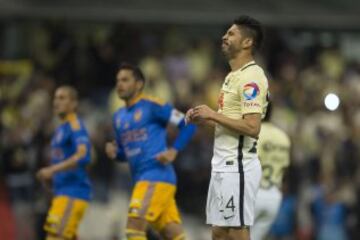 Gignac abrió el marcador ante un América que jugaba mejor. El francés salió lesionado y el empate del local vino por parte de Bruno Valdez. El campeón se decidirá en el Volcán.