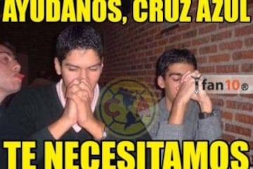 Previo al duelo entre Águilas y Cementeros, aquí te dejamos algunas de las burlas que calientan el América vs Cruz Azul de este sábado.