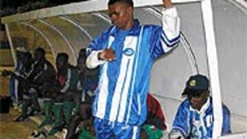 <b>LA IDEA</B>. Le llamó su tío Lucas Ngona, ministro de Deportes en Guinea.