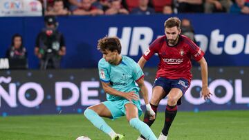 Moncayola durante el partido ante el Barcelona.