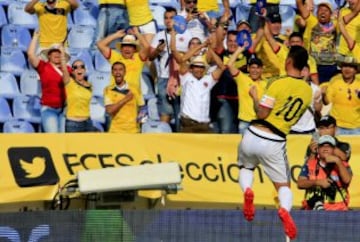 James, sinónimo de gol y alegría en El Metropolitano