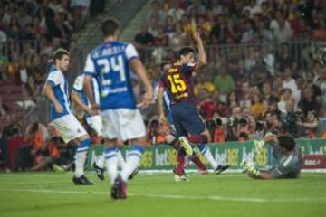 Bartra hace el gol 4-1.