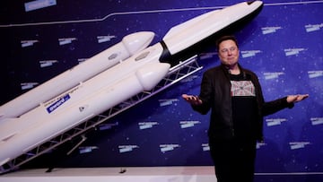 FILED - 01 December 2020, Berlin: CEO of SpaceX Elon Musk attends the Axel Springer Award ceremony. Photo: Hannibal Hanschke/Reuters Images Europe/Pool/dpa
Hannibal Hanschke/Reuters Images / DPA
(Foto de ARCHIVO)
01/12/2020 ONLY FOR USE IN SPAIN