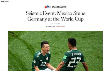 Así se vio el triunfo de la Selección Mexicana en el mundo