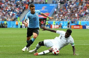 Matías Vecino y Samuel Umtiti.