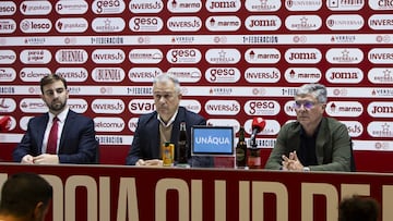 Felipe Moreno compareció tras el choque ante el Marbella FC.