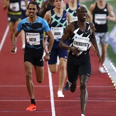 Mo Katir fulmina el récord de España de 1.500 de Fermín Cacho