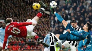 ¡Humor inglés! La razón por la que Rooney cree que su chilena es mejor que la de Cristiano