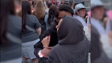 El video viral de la propuesta de matrimonio que salió mal en concierto de Taylor Swift