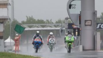 La sesi&oacute;n de clasificaci&oacute;n estuvo presidida por la lluvia