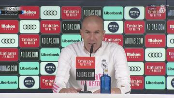 Zidane: "Pase lo que pase en el derbi, estaremos vivos en la Liga"