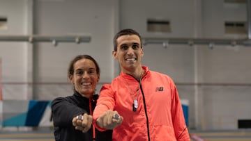 Doble récord de España de 1.000 metros indoor en Antequera