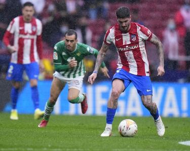 1x1 del Atltico: Carrasco y De Paul comandan la orquesta