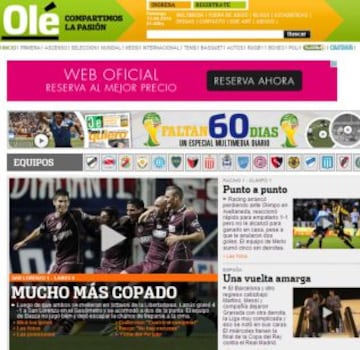 Portadas de la prensa extranjera