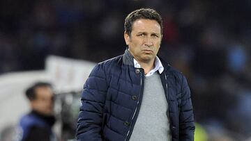 Eusebio Sacrist&aacute;n, entrenador de la Real Sociedad. 