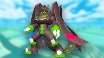 Zygarde es un Pokémon legendario de tipo dragón/tierra introducido en la sexta generación. Forma parte, junto a Xerneas e Yveltal, del Trío del equilibrio.