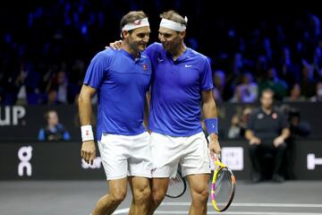 Roger Federer y Rafa Nadal.