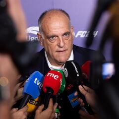 Javier Tebas: “Hay un 99% de posibilidades de que Mbappé fiche por el Real Madrid”