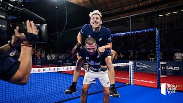 Paquito Navarro y Martín Di Nenno celebran una victoria el año pasado.