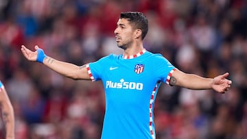 Luis Suárez, en San Mamés.