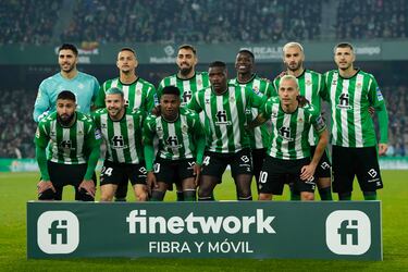 Once inicial del Betis.