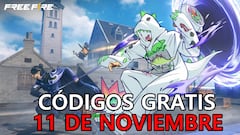 Free Fire | Códigos de hoy lunes 11 de noviembre de 2024: recompensas gratis