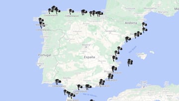 Las banderas negras en las playas españolas: el mapa con los lugares que no debes visitar