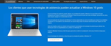 Actualiza tu PC a Windows 10 gratis en 2018 con este truco