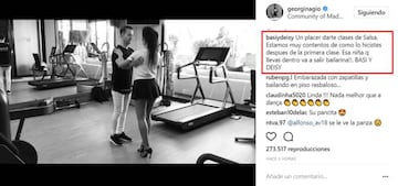 El comentario de los profesores de salsa de Georgina Rodríguez que confirma que está esperando una niña con Cristiano Ronaldo