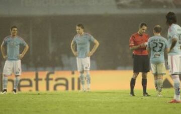 1-1. Krohn-Dehlhi protestó al árbitro Velasco Carballo el penalti señalado.