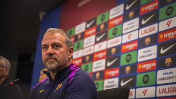 Flick, en conferencia de prensa.