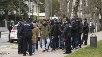 Rescoldos de la batalla campal en la previa del Alavés-Barça
