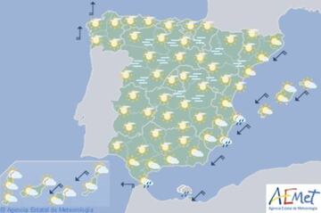 Previsi&oacute;n del mi&eacute;rcoles 7 de diciembre