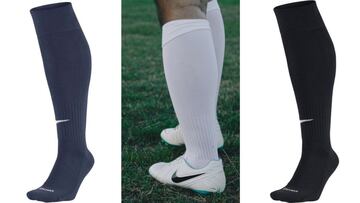 Estos calcetines Nike para fútbol vienen en cinco colores y tienen 4,700 opiniones en Amazon México