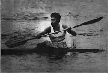 El piragüista Herminio Menéndez, fue el abanderado en 1980, en los Juegos Olímpicos de Moscú.