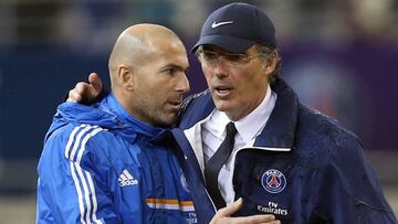 Zidane y Blanc. 