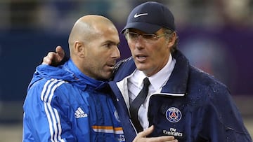 Zidane y Blanc.