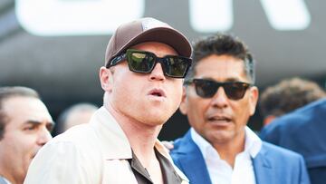 Saul -Canelo- Alvarez during the game international friendly between Mexican National team (Mexico) and New Zealand at Rose Bowl Stadium, on September 07, 2024, Pasadena, Los Angeles California, United States.