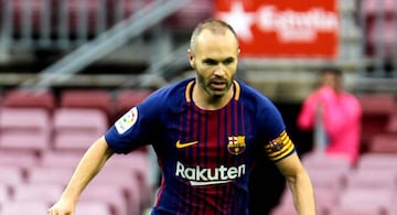 Iniesta in action for Barcelona