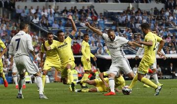 Ocasión de Benzema.