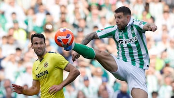 Ruibal, ante el Villarreal.