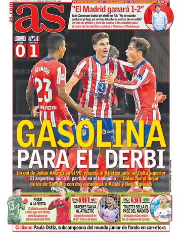 Las portadas de AS de septiembre