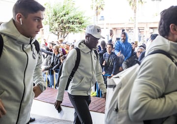 Vinicius Júnior on Real Madrid's arrival in Melilla.