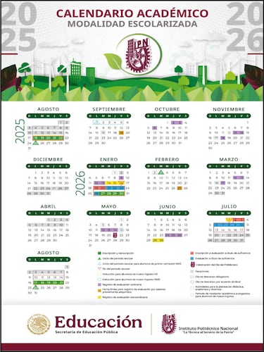 Calendario escolar IPN: fechas, vacaciones y días festivos del ciclo 2025-2026