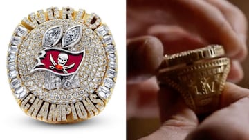 El espectacular anillo de Brady y los Bucs valorado en 50k con un secreto único y 319 diamantes