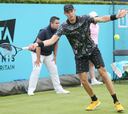 Jarry tuvo un gran debut ante el uruguayo Pablo Cuevas