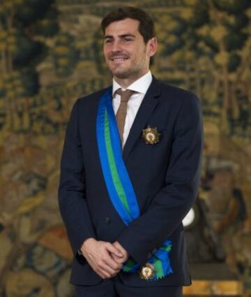 Iker Casillas recibe la medalla al Mérito Deportivo