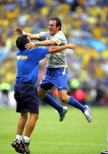 Sólo pudo ganar un título con el América, en el 2005